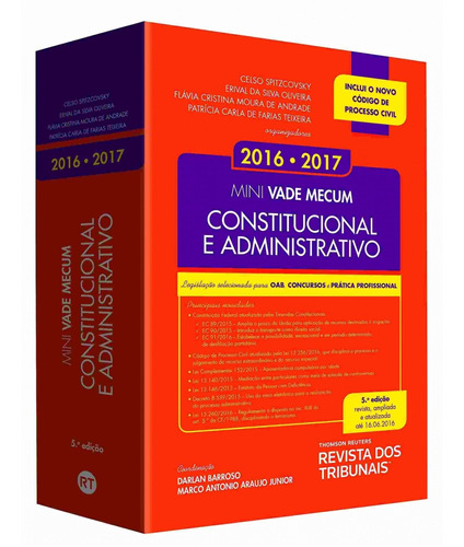 Mini Vade Mecum Constitucional E Administrativo 2016-2017