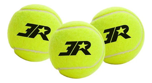 3 Pelotas Para Jugar Tenis De Hule Rebote 120cm Tennis Balls