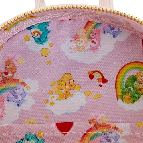 Loungefly Care Bears Mini Mochila Osito Cariñositos Arcoiris Color Agua Diseño De La Tela Lisa