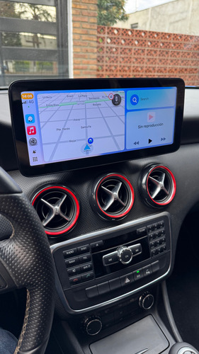 Carplay A200 A250 A45 Cla200 Cla250 Gla200 Gla250 Pantalla Negro