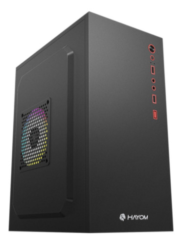 Gabinete Office Micro Atx Preto Sem Fonte Gb1750 Hayom