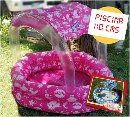 Piscina Inflable Con Sombrilla Para Bebes