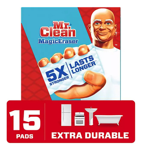 Esponja Mr Clean Magic Eraser Original Durable 15pz Importad