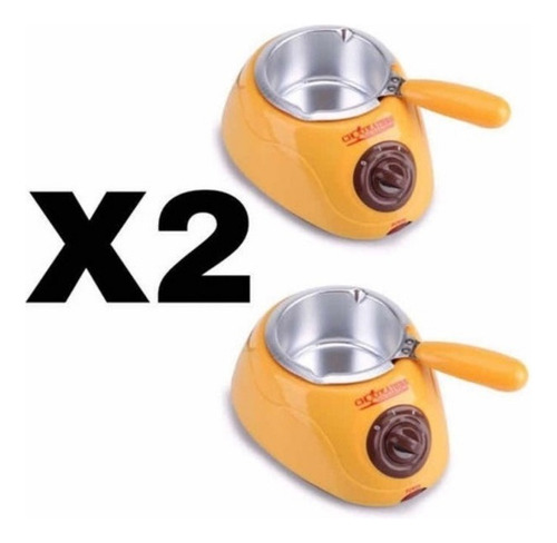 Pack X2 Máquina Fondue Chocolate Derretir Repostería+envgrat