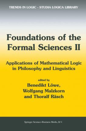 Libro Foundations Of The Formal Sciences Ii - Benedikt Lã...