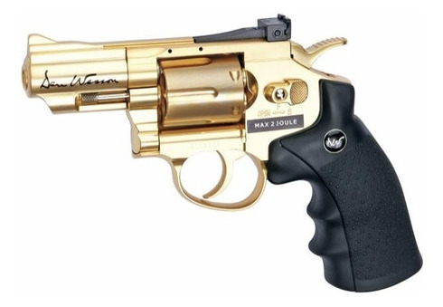 Revolver Dan Wesson 2,5 Oro Full Metal Asg 4,5mm Aventureros