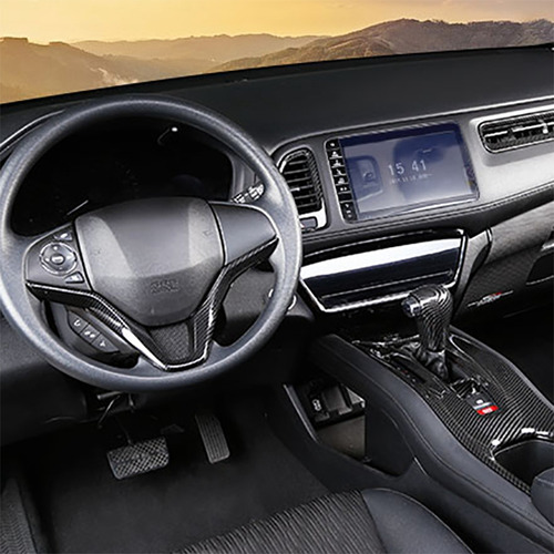 Para Coche Hrv Hr-v Vezel 2014-2020 Steering-fs De Fibra De
