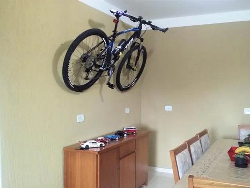 Suporte Para Bicicleta Parede Bike Mtb Ou Speed Bike Preto