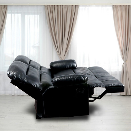 Imagen 2 de 2 de Sillón Reclinable Classic Negro 2 Puestos