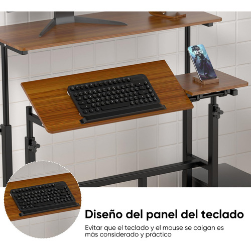 Escritorio Elevable Ajustable Para Computadora Y Oficina
