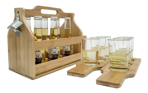 comprar Sorbus Bandeja Para Botella Madera Abrebotella Tabla Bar