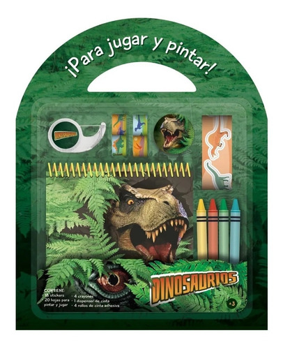 Libro Colorear Valijita Set Para Jugar Y Pintar Dinosaurio | MercadoLibre Libro Colorear Valijita Set Para Jugar Y Pintar Dinosaurio | MercadoLibre