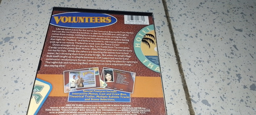Película Volunteers De Tom Hanks En Dvd Subtitulada (Usado)