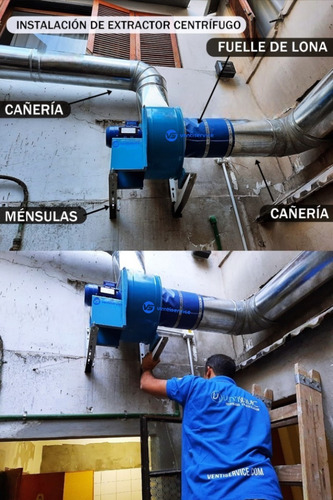Extractor Centrifugo 25 Cm Industrial Parrilla Envio Gratis