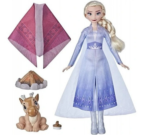 Muñeca Frozen Elsa Y Sus Amigos En La Fogata