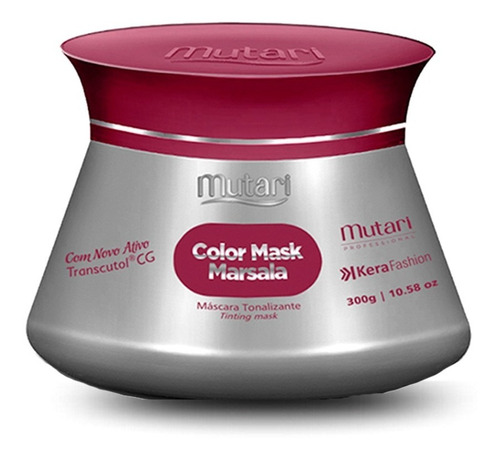 Máscara Marsala Mutari Matizador Color Mask Kerafashion 300g