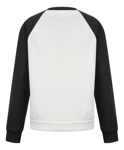 Top De Manga Larga De Forro Polar Con Estampado De Labios Ra