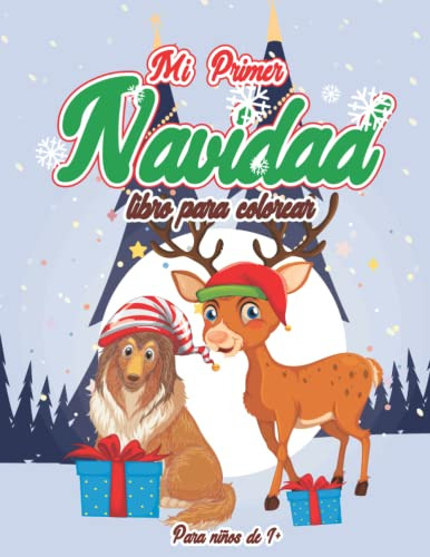 Mi Primer Libro Para Colorear De Navidad Para Niños De 1 A 3