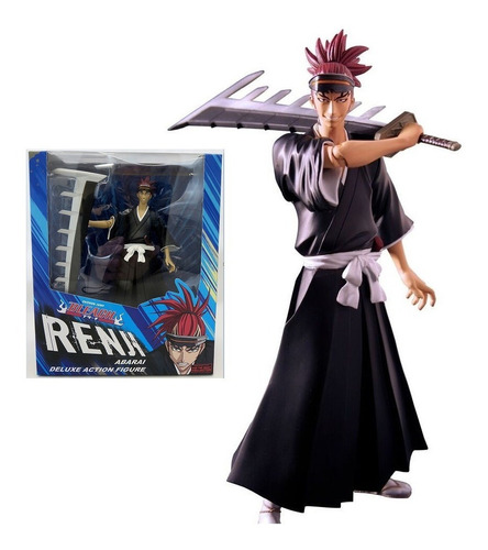 Bleach - Boneco Renji 15cms Original Toynami