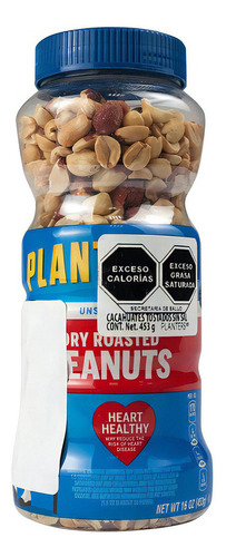 Cacahuates Planters Sin Sal 453g