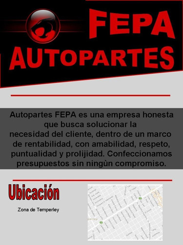 Alma Absorvedor Paragolpe Trasera Renault Kangoo Ii 08 / 12