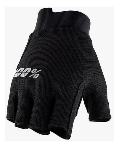 Exceeda Gel Guantes De Dedos Cortos Para Mujer Negro Solido