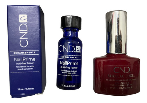Kit Com 3 Esmaltes Cnd Shellac-original 12 Ml Original-nf