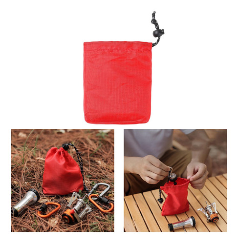 4 Bolsa Tipo Saco Con Cincha Versátil Para Acampar 4 Piezas
