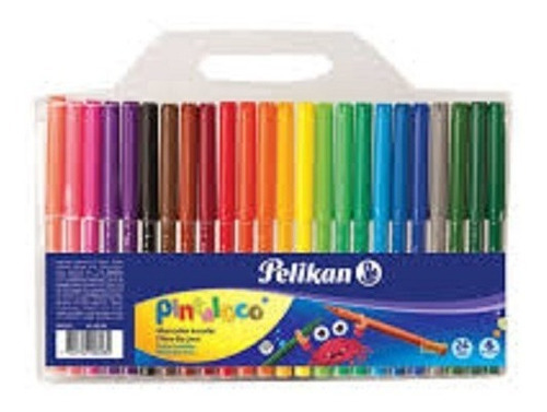 Marcador Pelikan Pintaloco Junior X 24 Colores