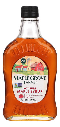 Maple Grove Farms Jarabe De Arce Puro, 12.5 Onzas