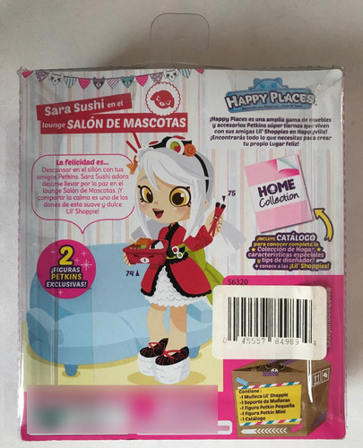 Sara Sushi Shopkins Happy Places Home Collection Pet Saloon (Usado)