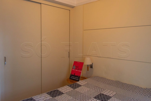 Imagem 10 de 15 de Em Moema, Flat Na Av. Macuco, Com Fácil Acesso A Av. Ibirapuera E Ao Shopping - Sf29417