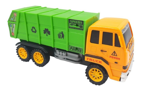 Camion Didactico Para Niños Tolva Mezclador Reciclaje Grua