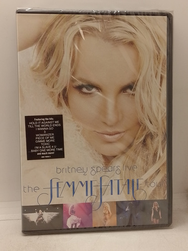 Britney Spears The Femme Fatale Tour Dvd Nuevo 