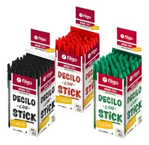 Comprar Bolígrafos Lapiceras Rojo Negro Verde X 150 Unidades X Mayor