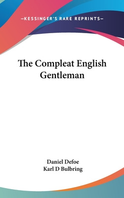 Libro The Compleat English Gentleman - Defoe, Daniel