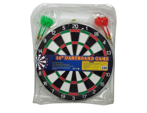 Imagen 2 de 8 de Juego Dardos Dardero Tiro Al Blanco Madera 28 Cm Playking
