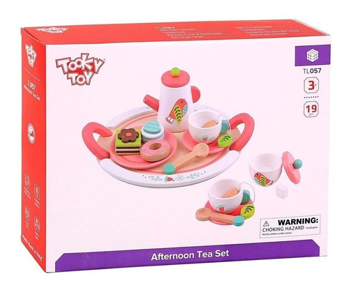 Juego Infantil Tooky Toy Set De Te De Madera Para Niñas