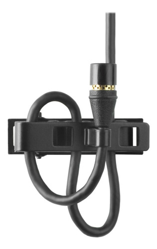 Micrófono de solapa con microcondensador Shure MX150b/c-tqg con cable de color negro