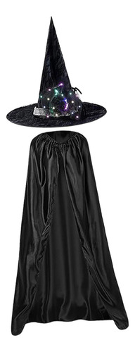 3 Conjunto De Disfraz De, Capa, Disfraz De Cosplay Negro