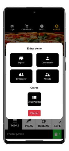 Site De Pedidos Delivery Para Bolos, Doces, Açaiteria Açai.
