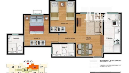 Imagem 15 de 21 de Compre Seu Apartamento Em Jaboatão Com Parcelas Menores Que Um Aluguel!! - Mrv03