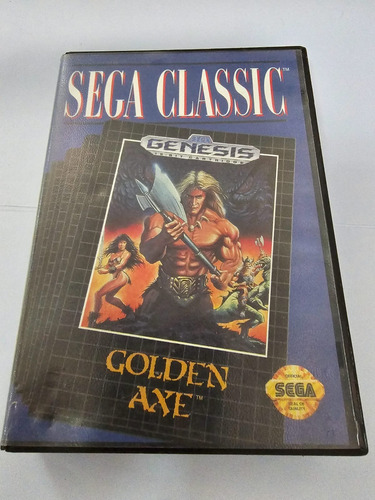 Golden Axe Con Poster En Caja Sega Genesis Leer Descripcion