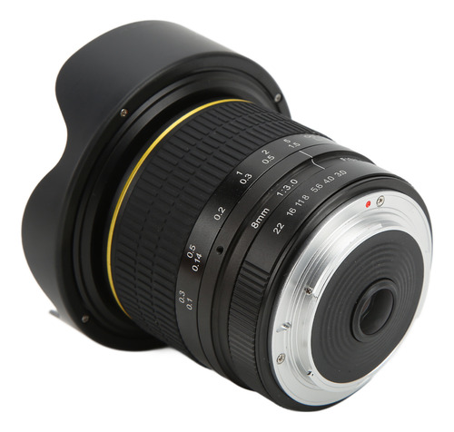 Lente Fisheye Para Montagem Em F Ultra Grande Angular F3 De
