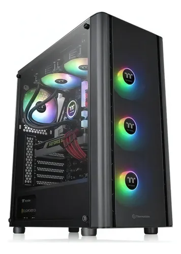 Gabinete Thermaltake V250 Tg Argb Miditower Ca-1q5-00m1w /vc Color Negro