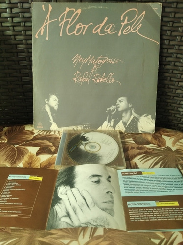 Ney Matogrosso Combo Lp E Cd Chico Buarque Rafael Rabello (Usado)