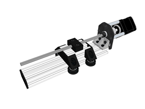 Tuerca Acme 8mm Tr8x8 Perfil Aluminio Cnc Nema