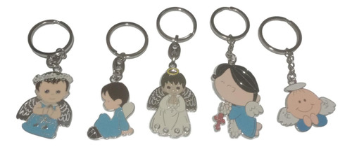 Llaveros Personalizados Baby Shower Bautizo Comunion 6p