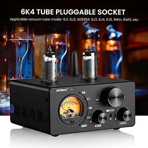 Amplificador Aiyima T9 Bluetooth 5.0 100w * 2 Tubos 2.0 Cana
