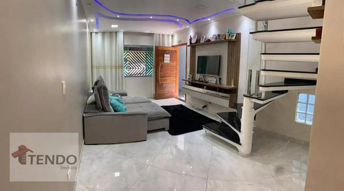 Imagem 3 de 15 de Sobrado Com 3 Dormitórios À Venda, 192 M² Por R$ 505.000 - Jardim Primavera - Mauá/sp - So0634